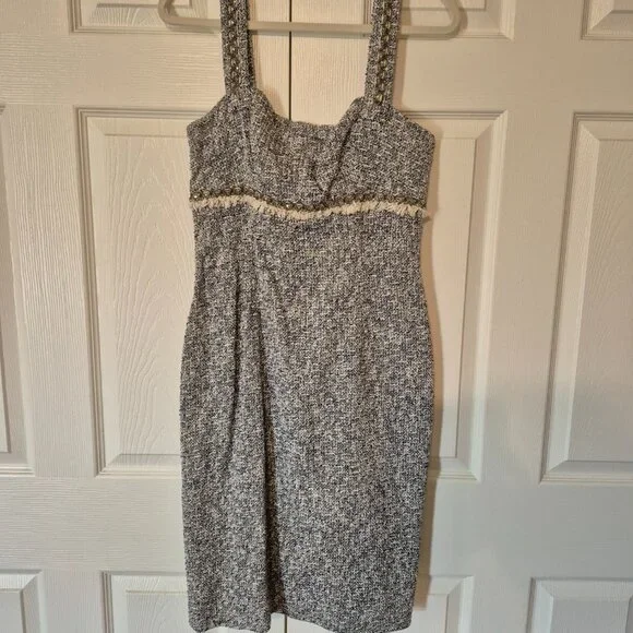 Dolce & Gabbana Tweed sheath dress size 46 (fits like an 8 US) with Tag - Picture 3 of 13